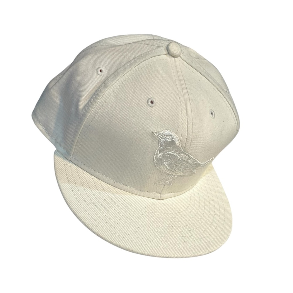 New Era  Baltimore Orioles Fitted Hat Size 7 1/2 White